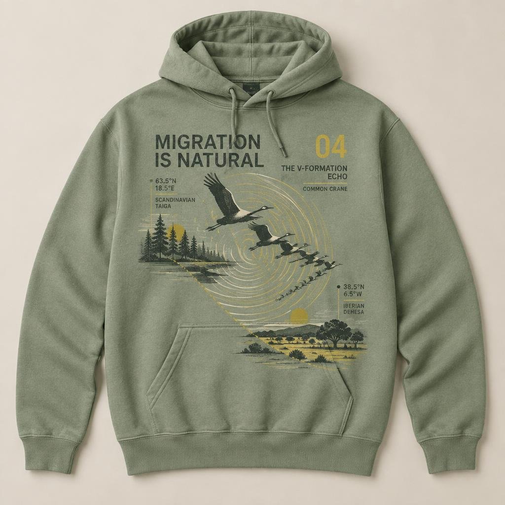04 · Sudadera con capucha Grulla Común