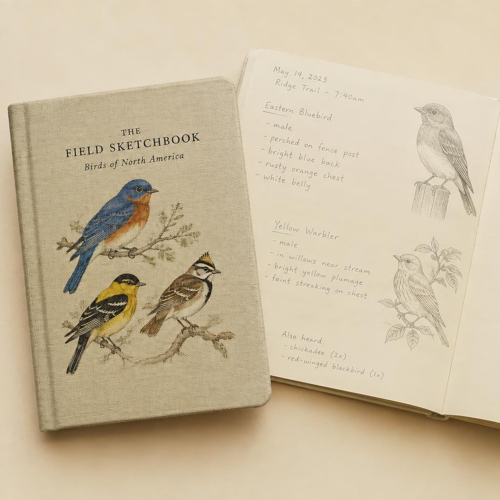 Cuaderno de campo y guía de avistamiento